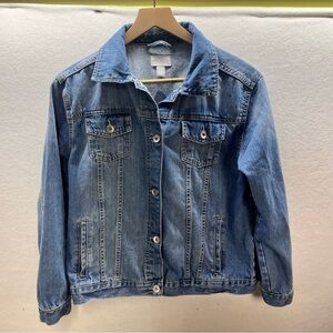 Children’s Place Denim Jean‎ Jacket Girls Youth XL (14) Blue Cute Coat 2926